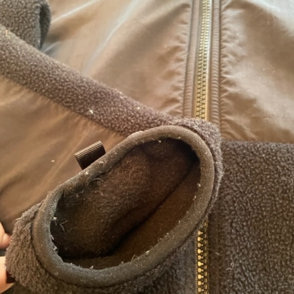 The North Face Girl's Black Denali Fleece Jacket, Size Large - Picture 4 of 8